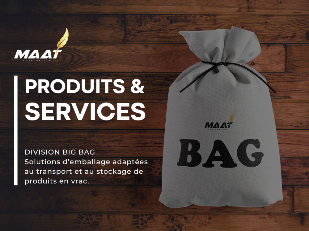 Présentation Big Bag (1) Présentation Big Bag (1)